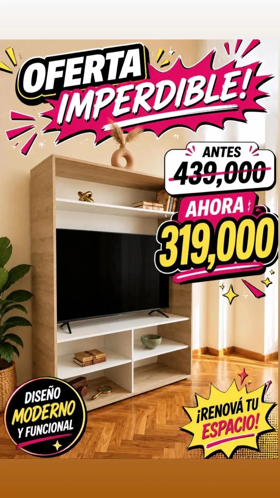 Stock · Living a medida · MG Muebles
